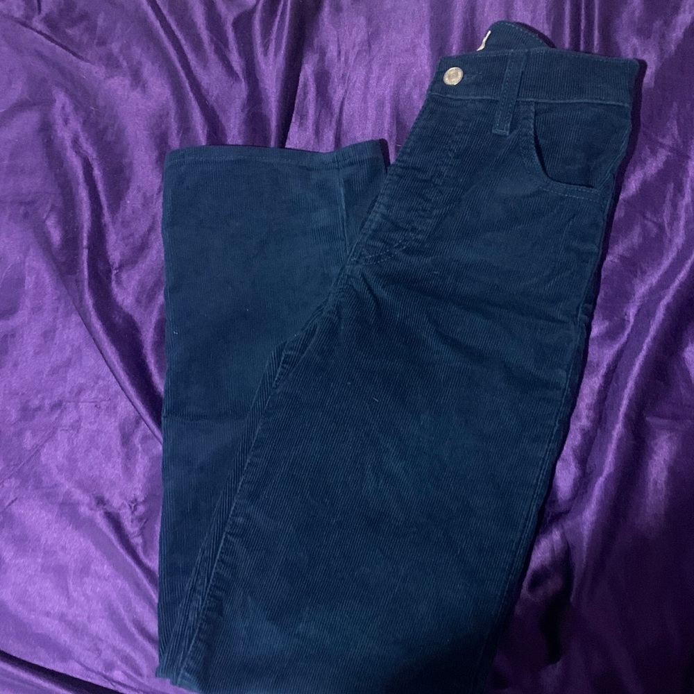 Levi's Women's Straight Leg Corduroy Pants - Deep Navy